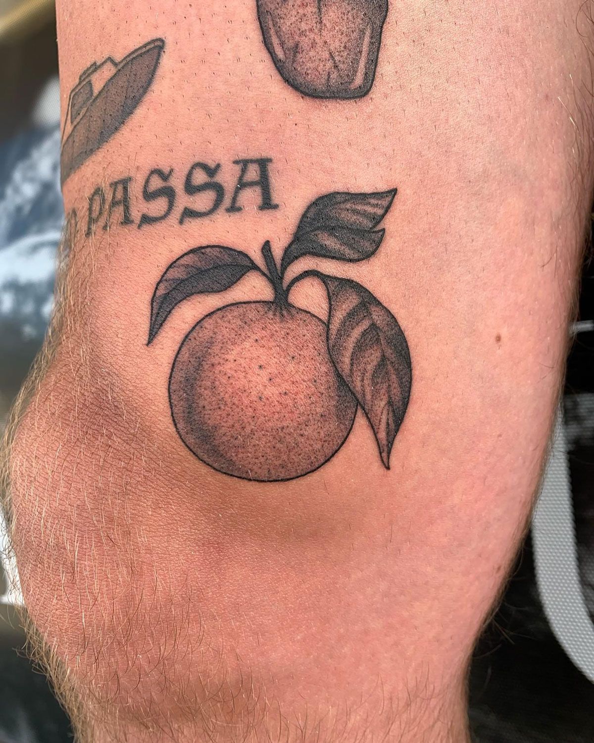 orange tattoo