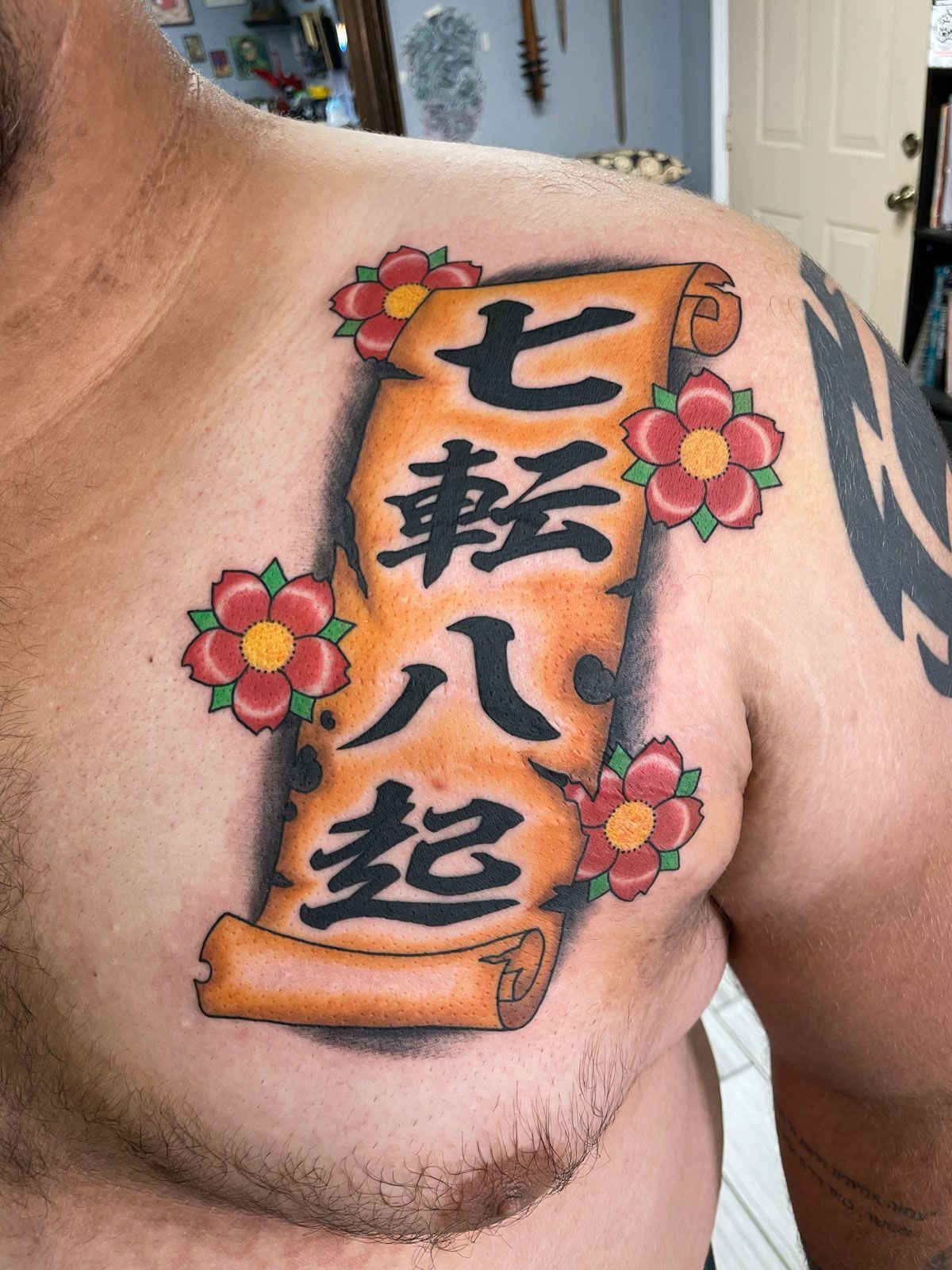 Half sleeve tattoo