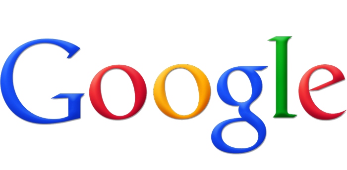 The Google logo: blue
