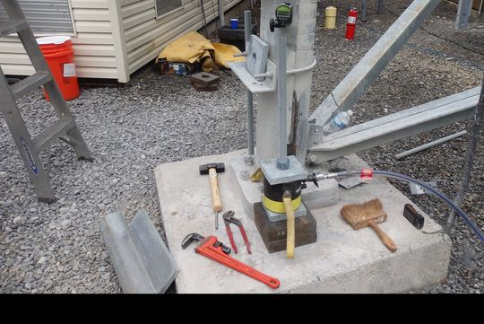 Tools to do anchor rod testing