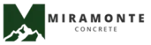 Logo of Miramonte Concrete; dark green 