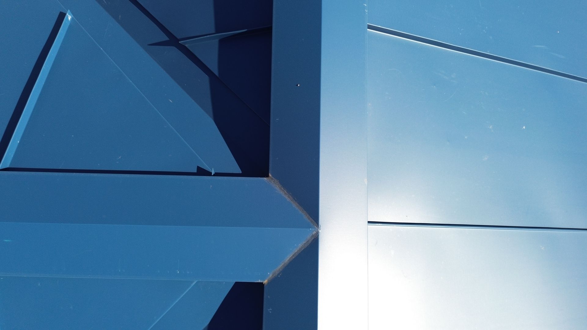 Royal Blue Standing Seam Metal McGlothlin Roofing