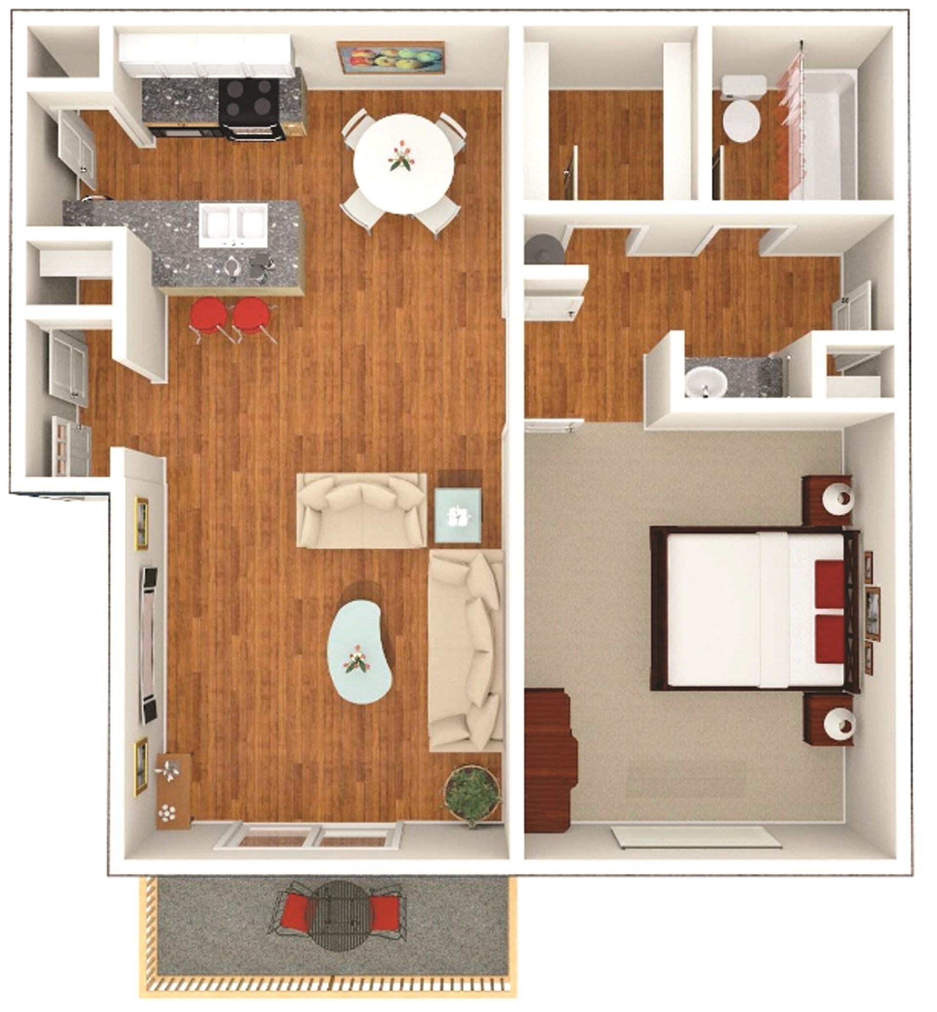 1 Bed | 1 Bath