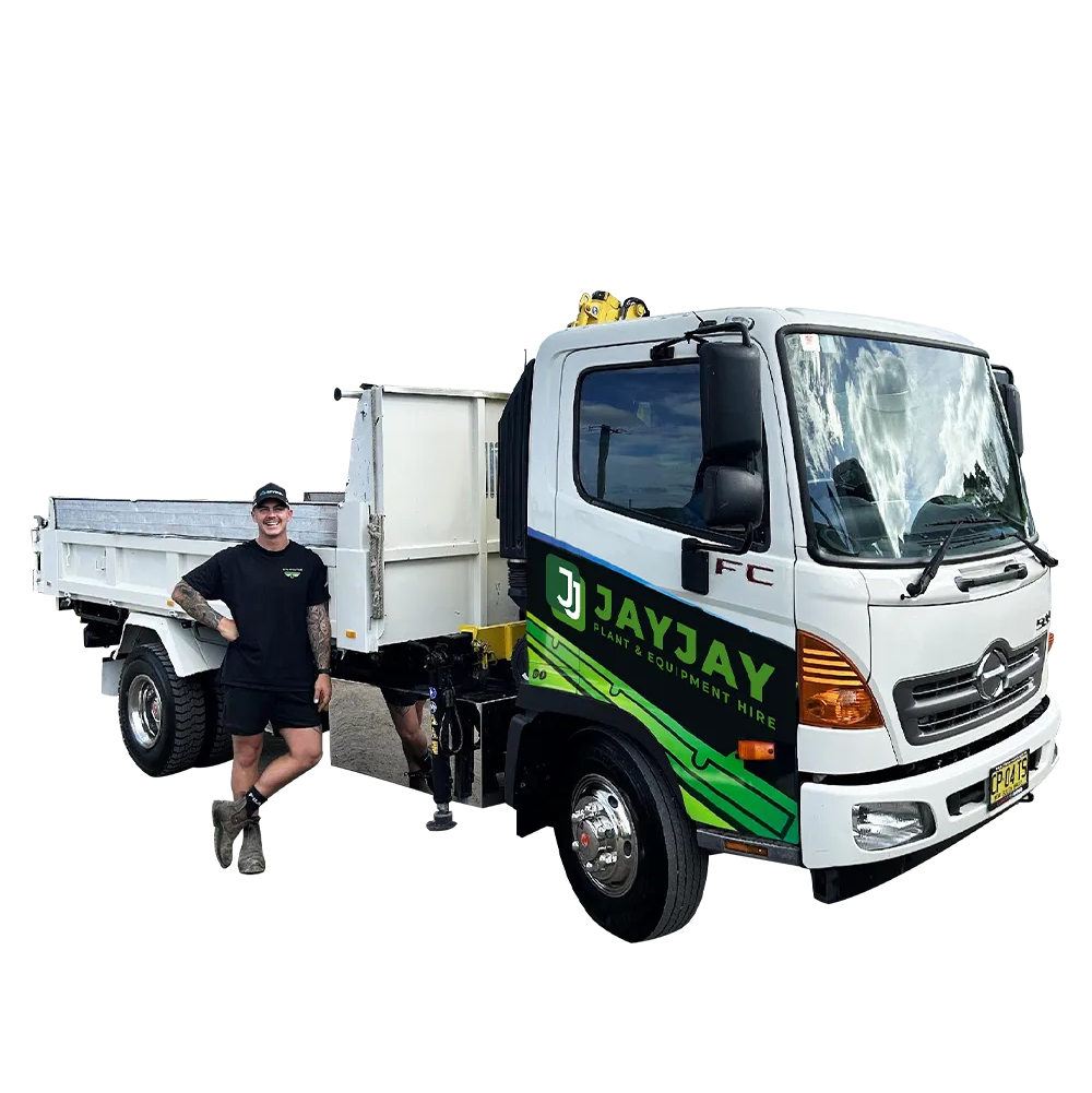 truck with driver