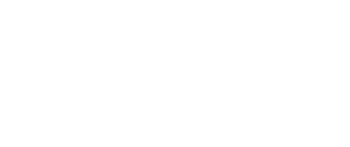 White Autumn Woods Apartments Logo - Footer