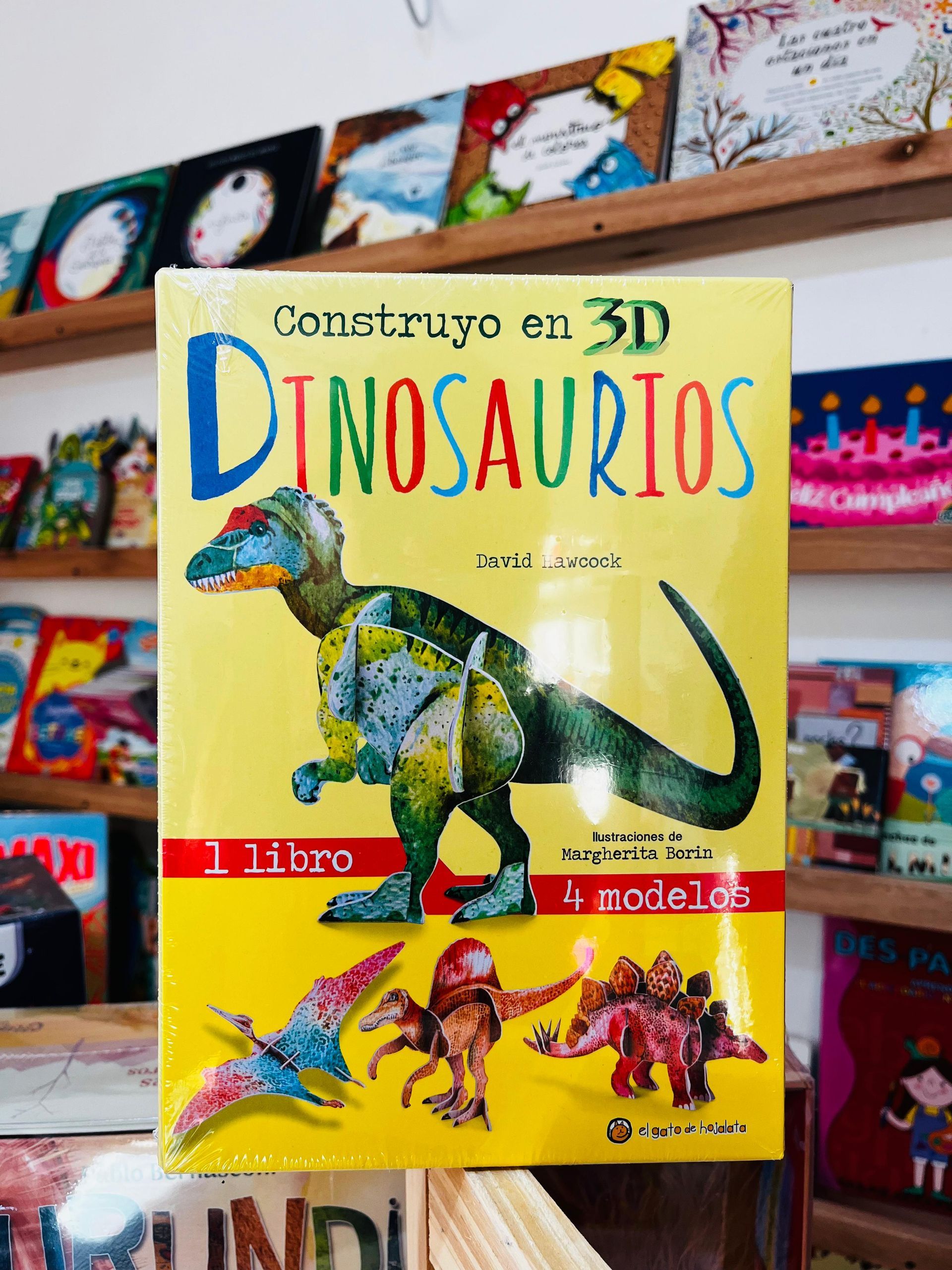 CONSTRUYO EN 3D DINOSAURIOS