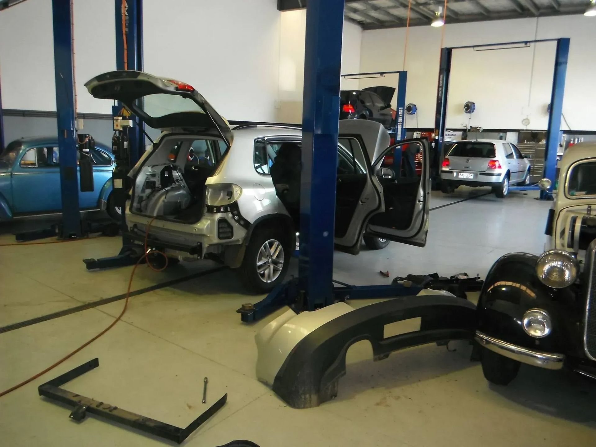 Vehicle in Garage for Servicing in Nambour
