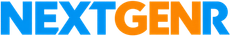 NEXTGENR logo NEXTGENR logo in blue