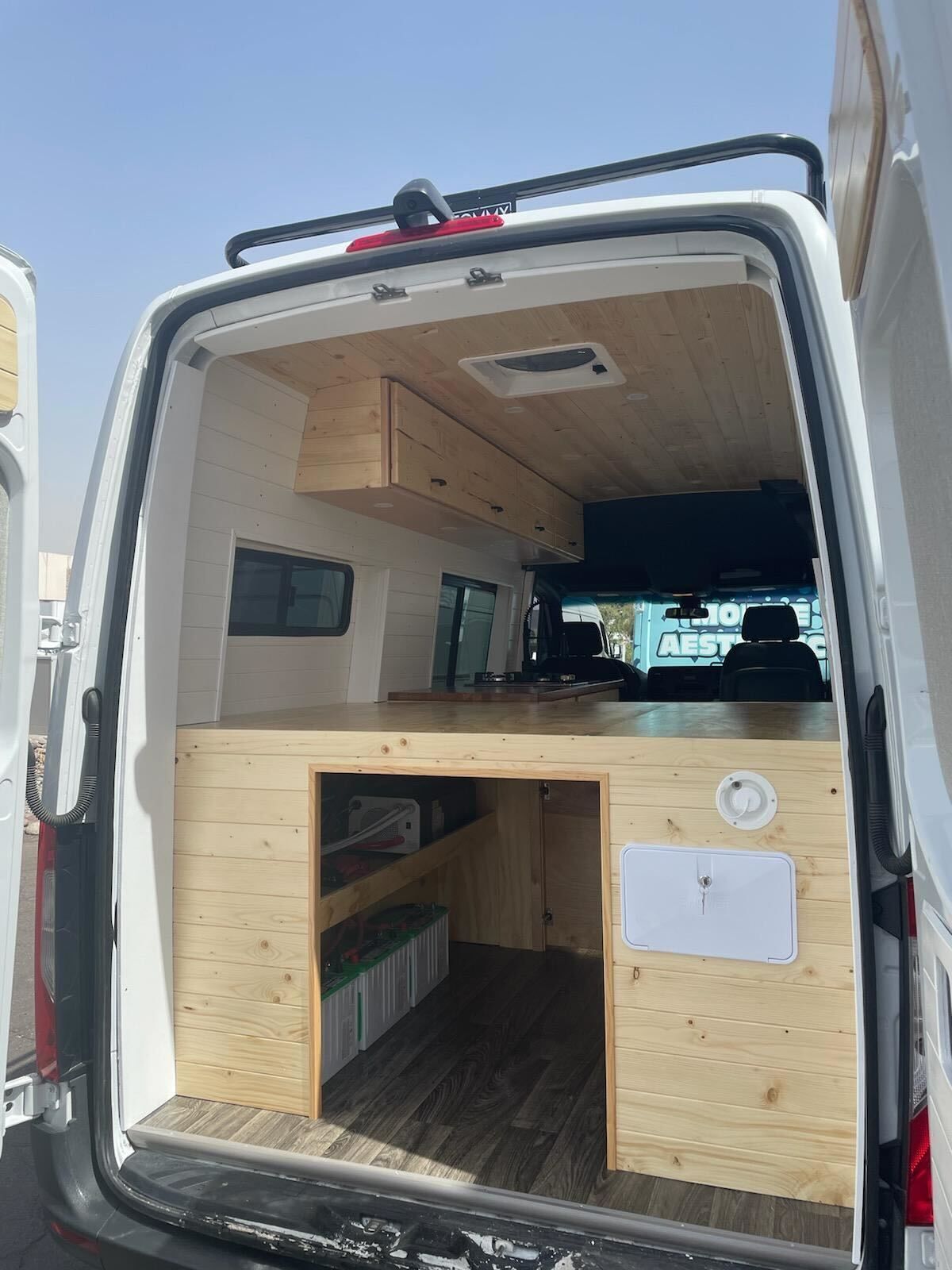 camper van platform for bed