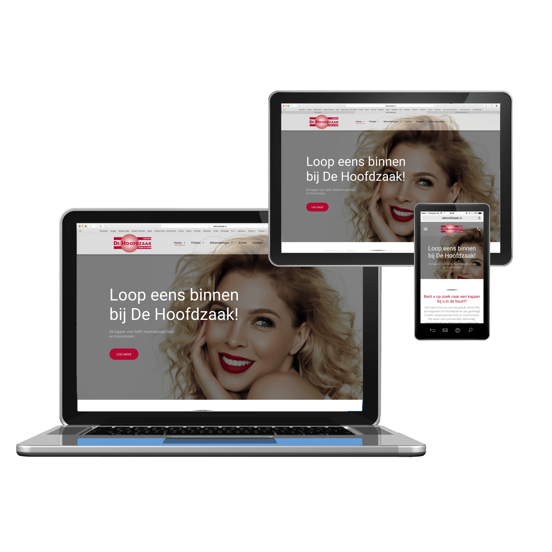 De Hoofdzaak website