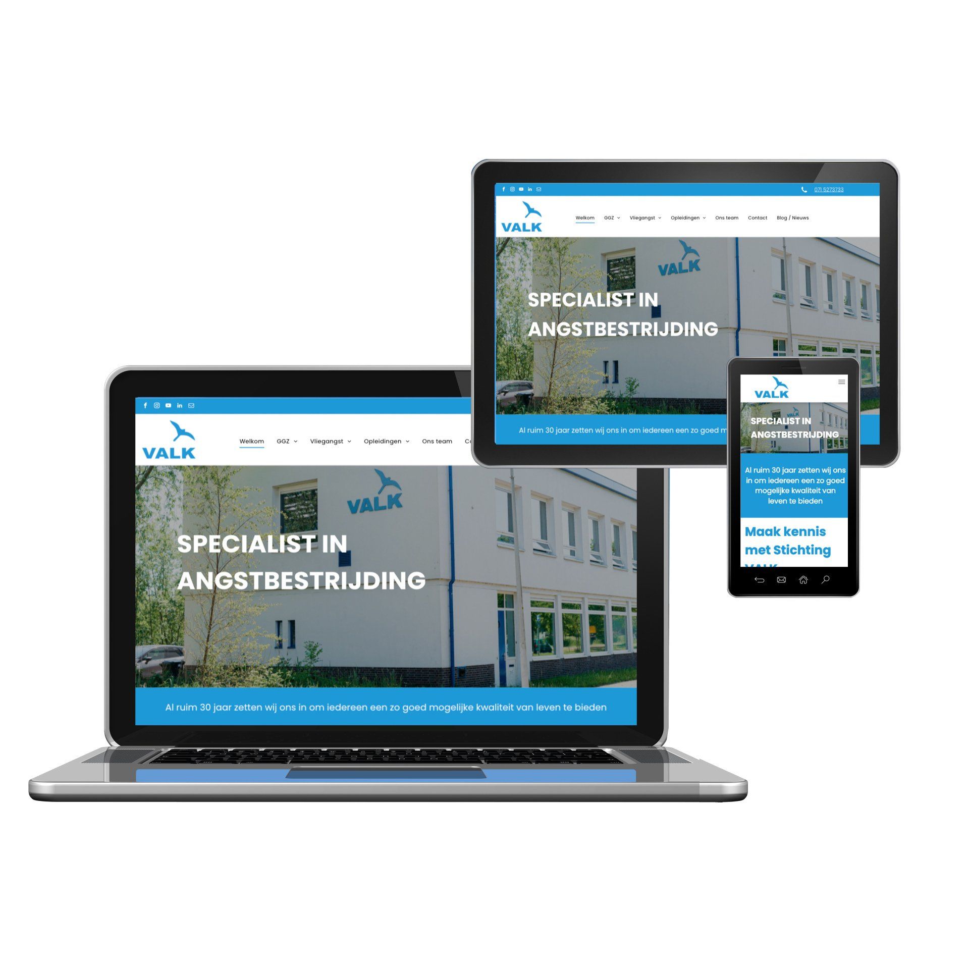 Stichting Valk website