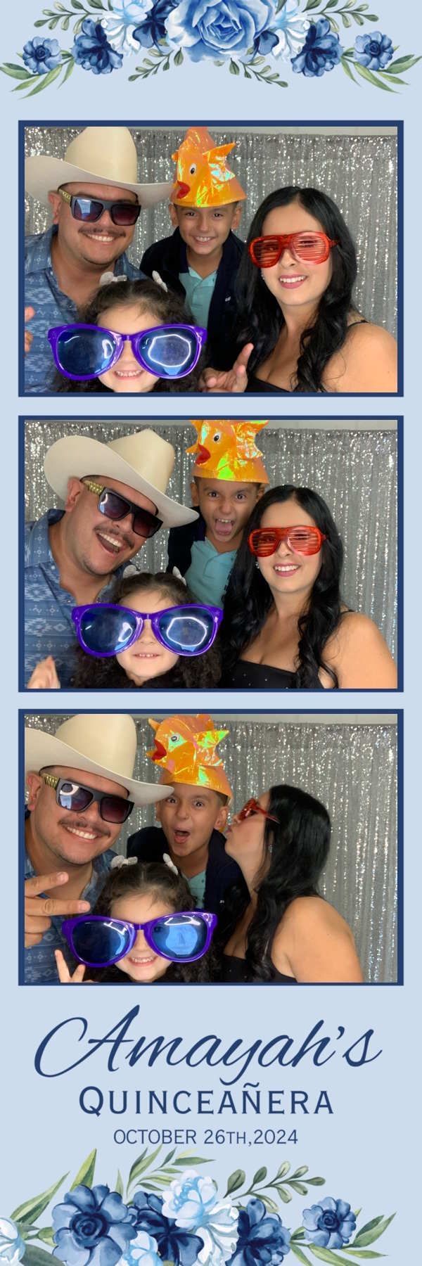Photo booth strip. People posing, party theme, 