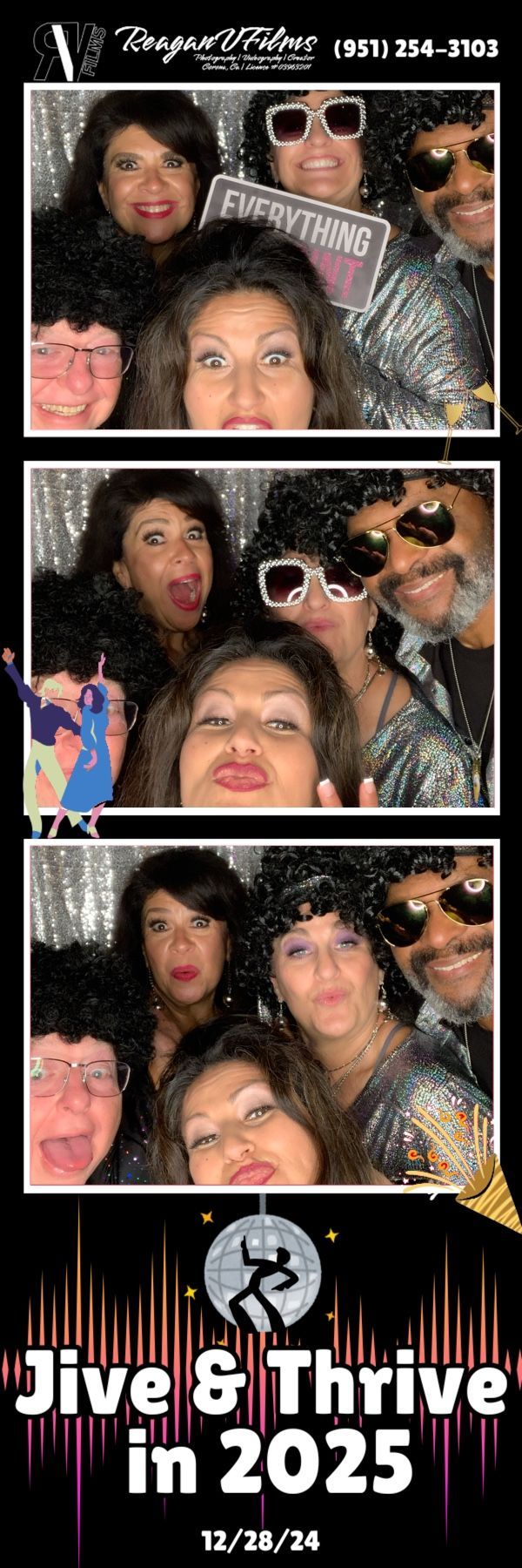 Photo booth strip. People posing, party theme,
