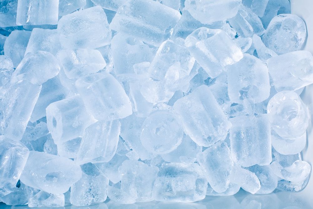 A Close-up of Ice Cubes — Cool Blue Ice & Water in Parkes, NSW