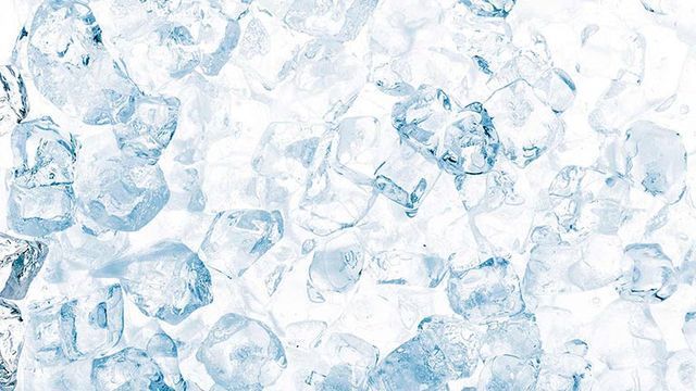 Close-up View of Many Small, Clear, Jagged Ice Cubes Truck Commercial — Cool Blue Ice & Water in Taminda, NSW