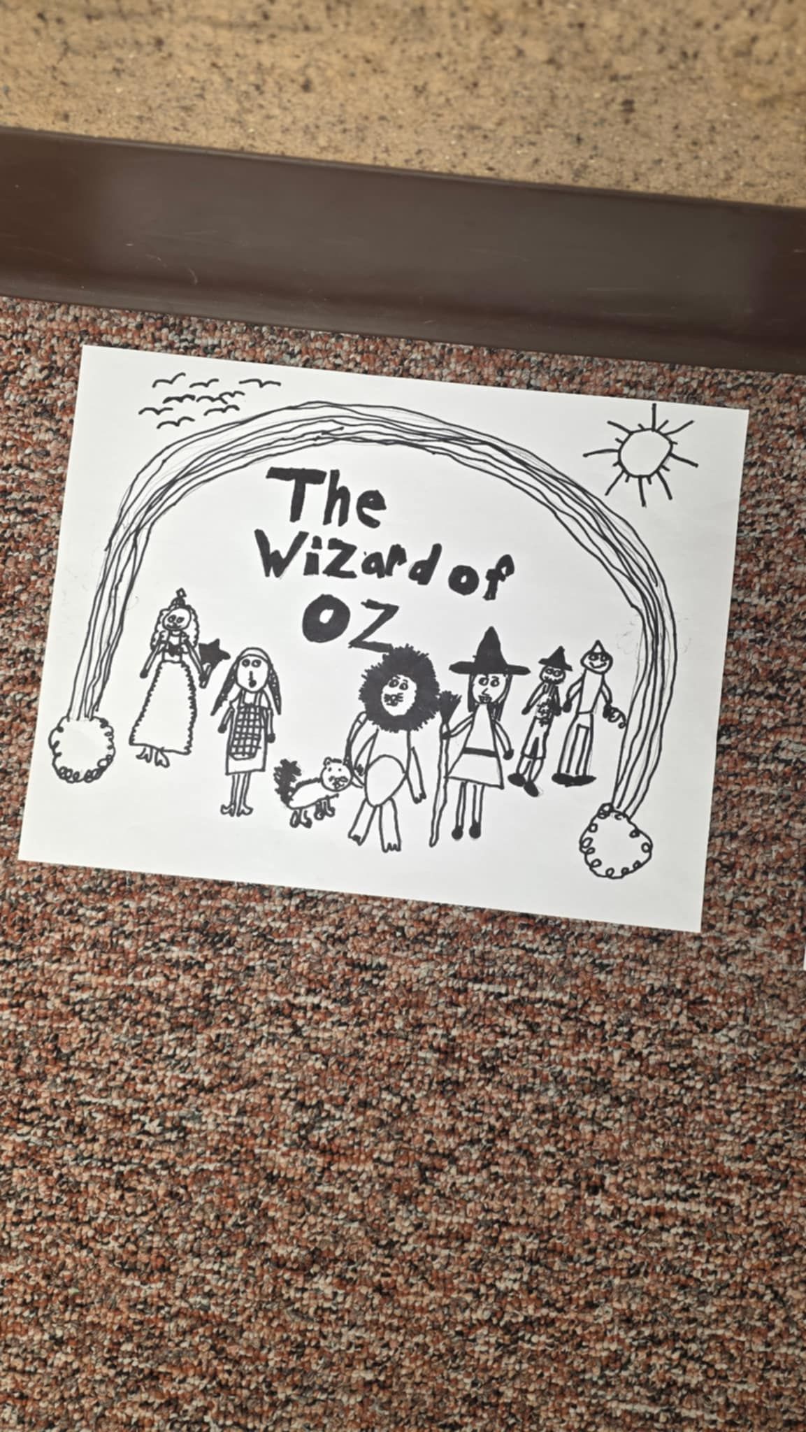 Hand-drawn