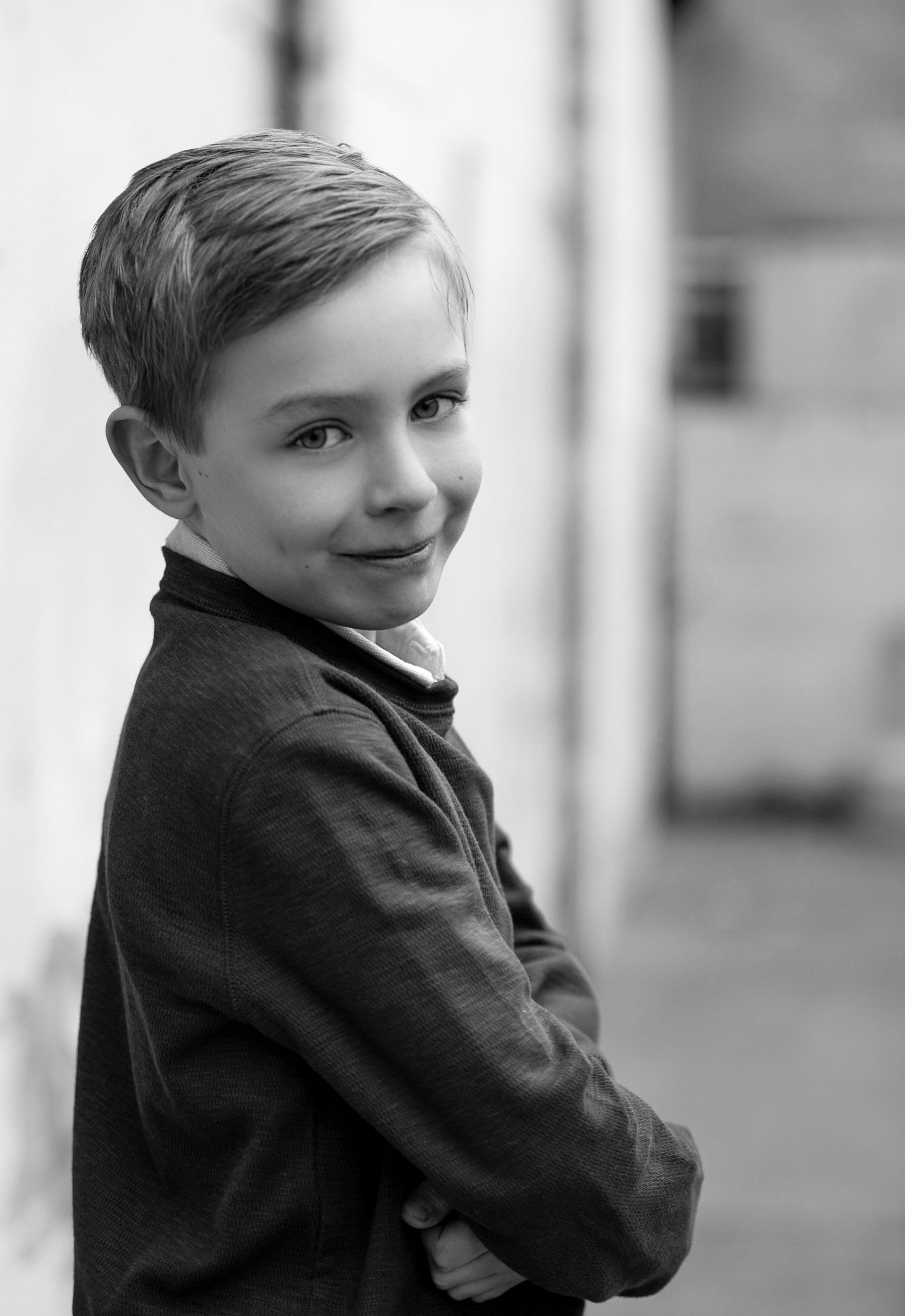 Natalie-DAngelo-Photography-Vancouver-BC-Canada-BlackWhite-Family-Portraits-Visual-Storyteller-young-boy-smiling