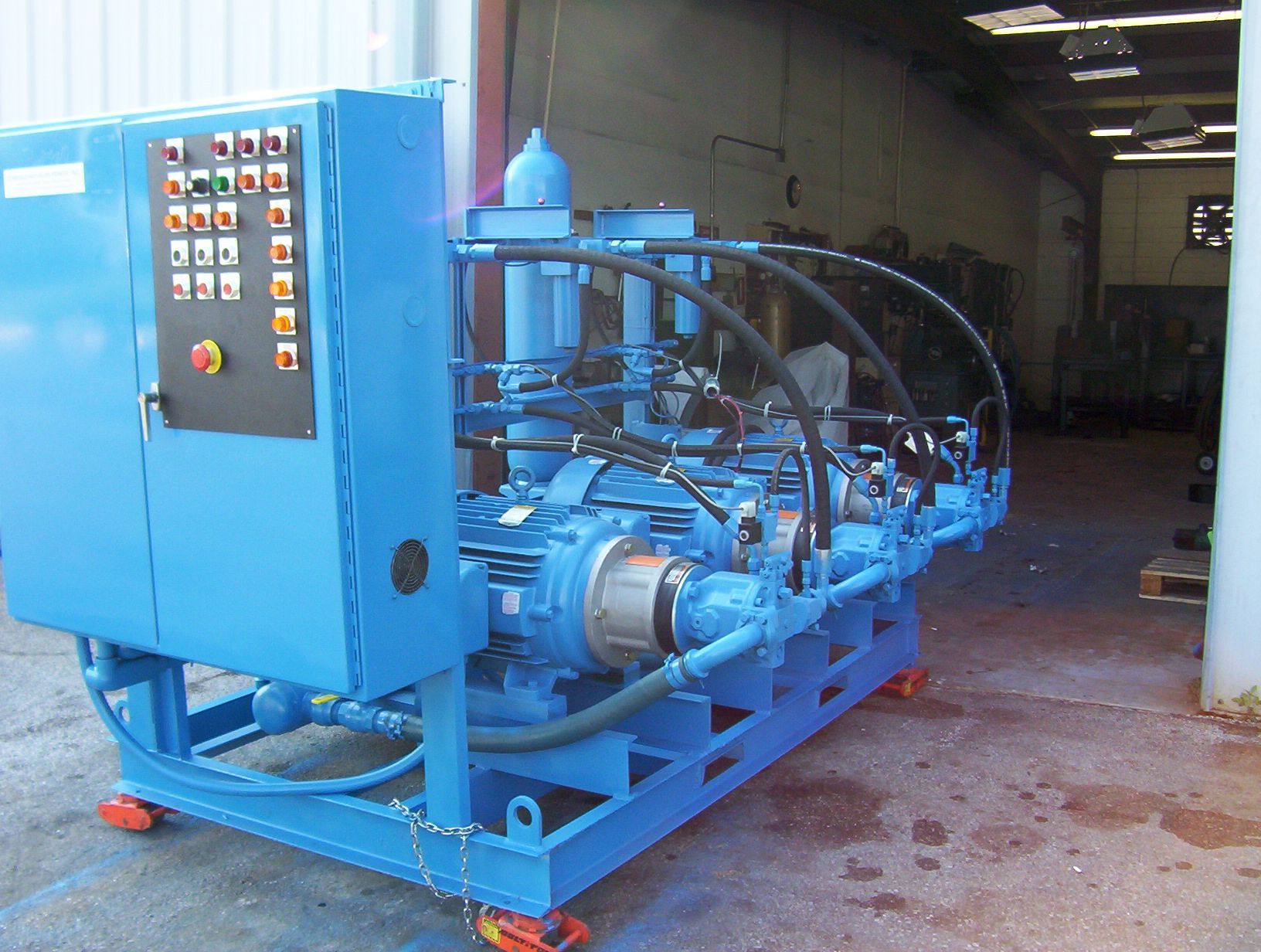 Design and fabrication of Custom Hydraulic Power Units