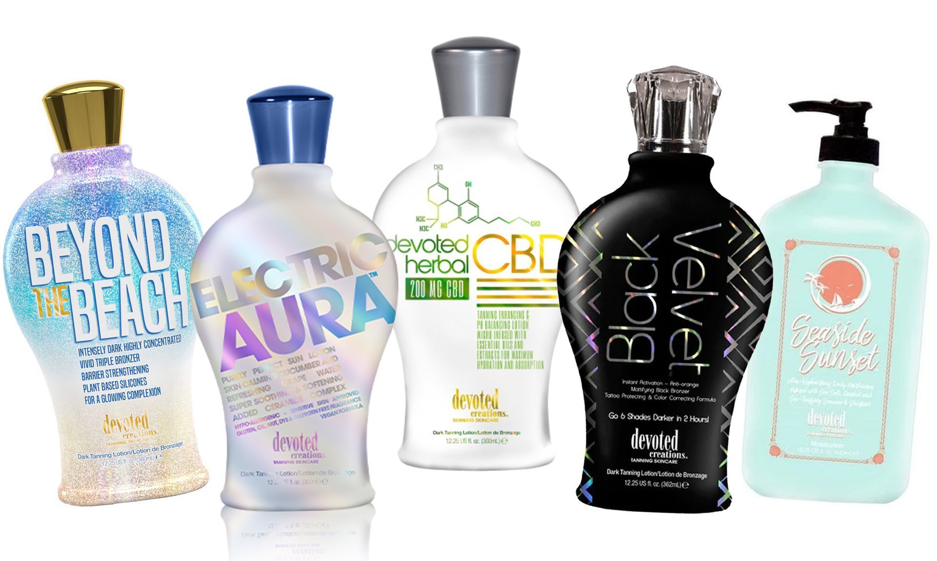 tropical tan lotions and bronzers and accelorators