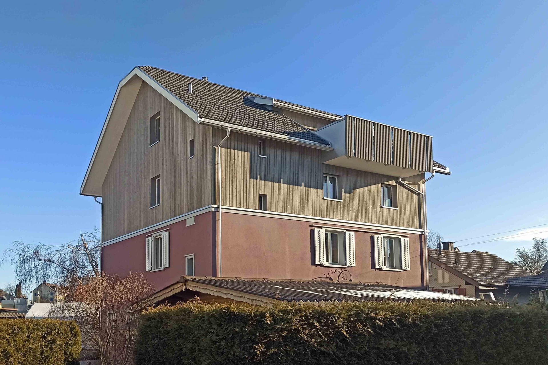 Aufstockung Mehrfamilienhaus, Kirchberg