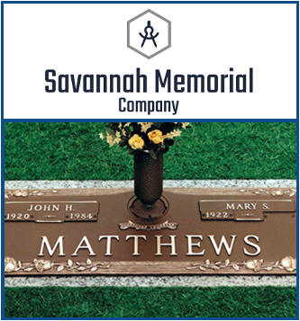 Columbus Monument Company Logo and image of Bench Memorials