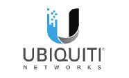 A logo for ubiquiti networks is shown on a white background.