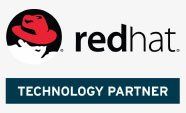 The redhat logo is a technology partner.