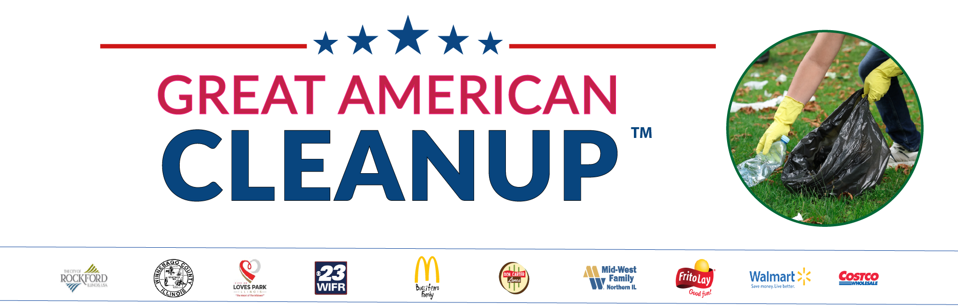Great American Cleanup banner
