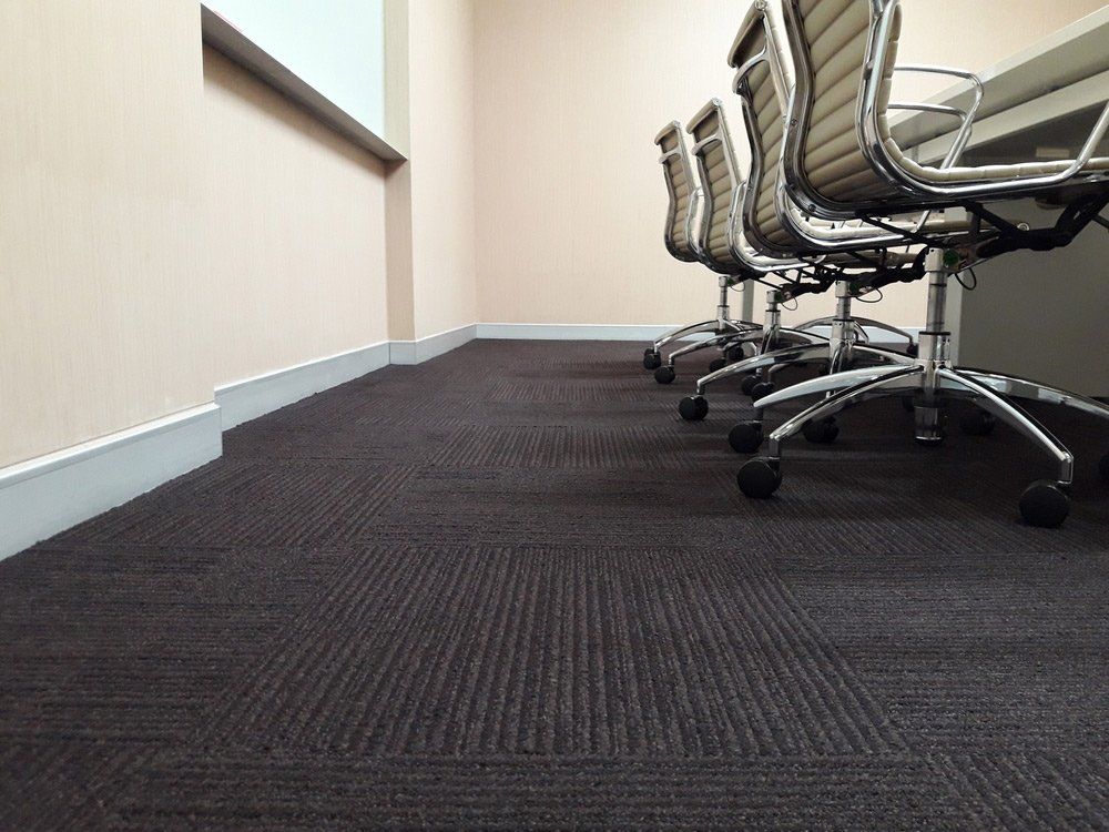 A Row Of Office Chairs Are Lined Up In A Conference Room —  Cabonne Carpets In Molong, NSW