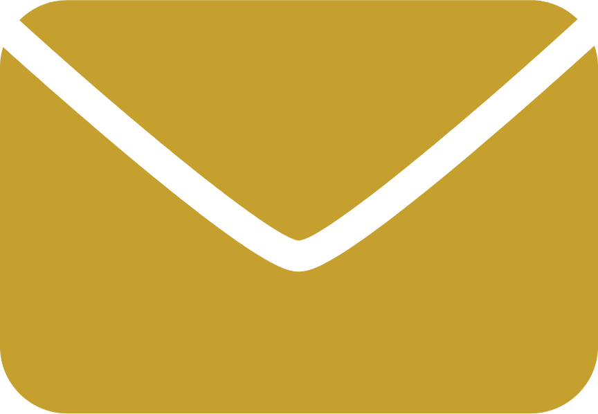 Yellow envelope icon with a white flap outline