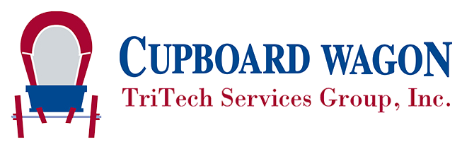 The logo for cupboard wagon tritech services group inc from Cupboard Wagon cabinet delivery services