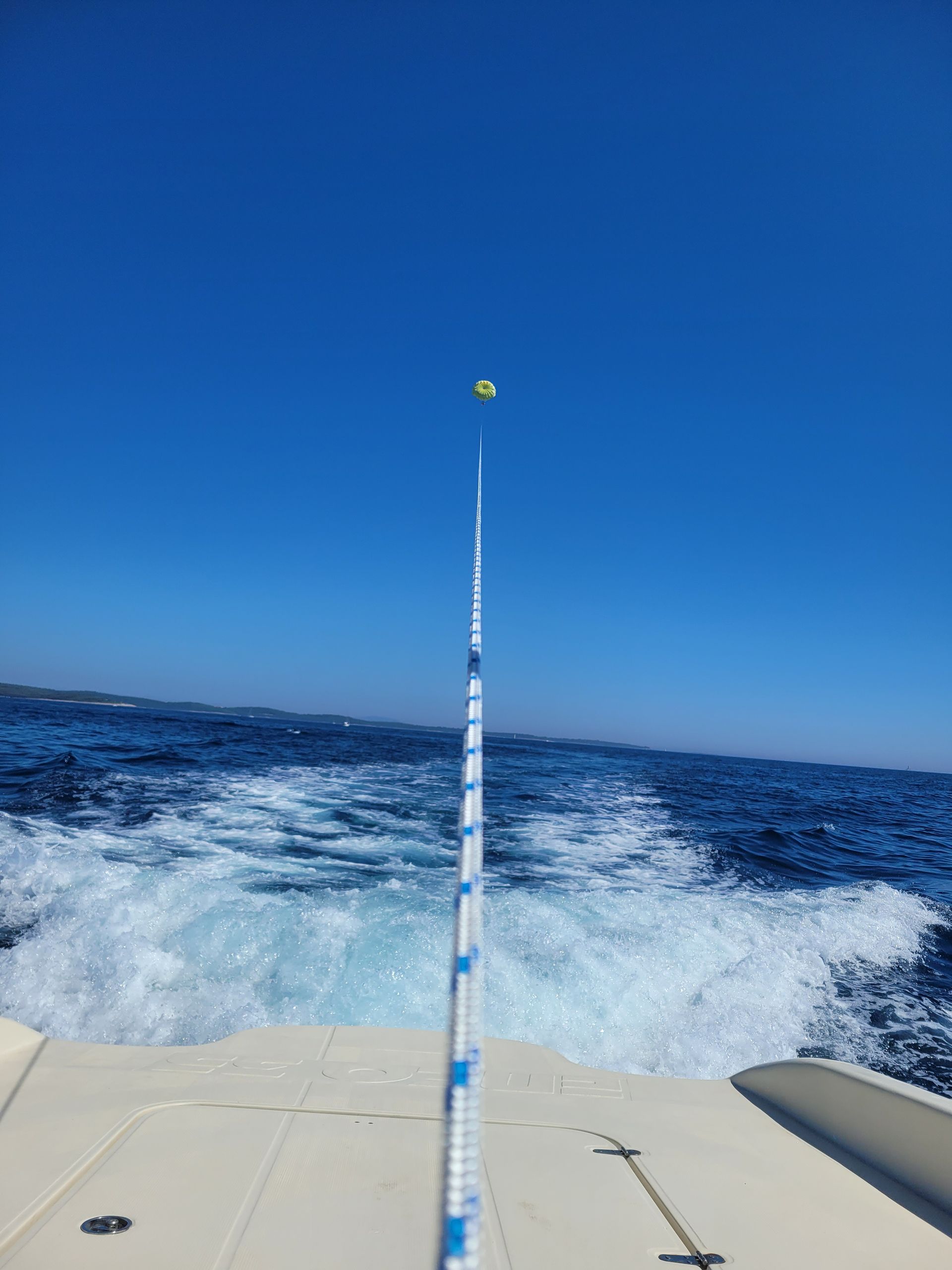 Family parasailing experience at ACI Marina Rovinj