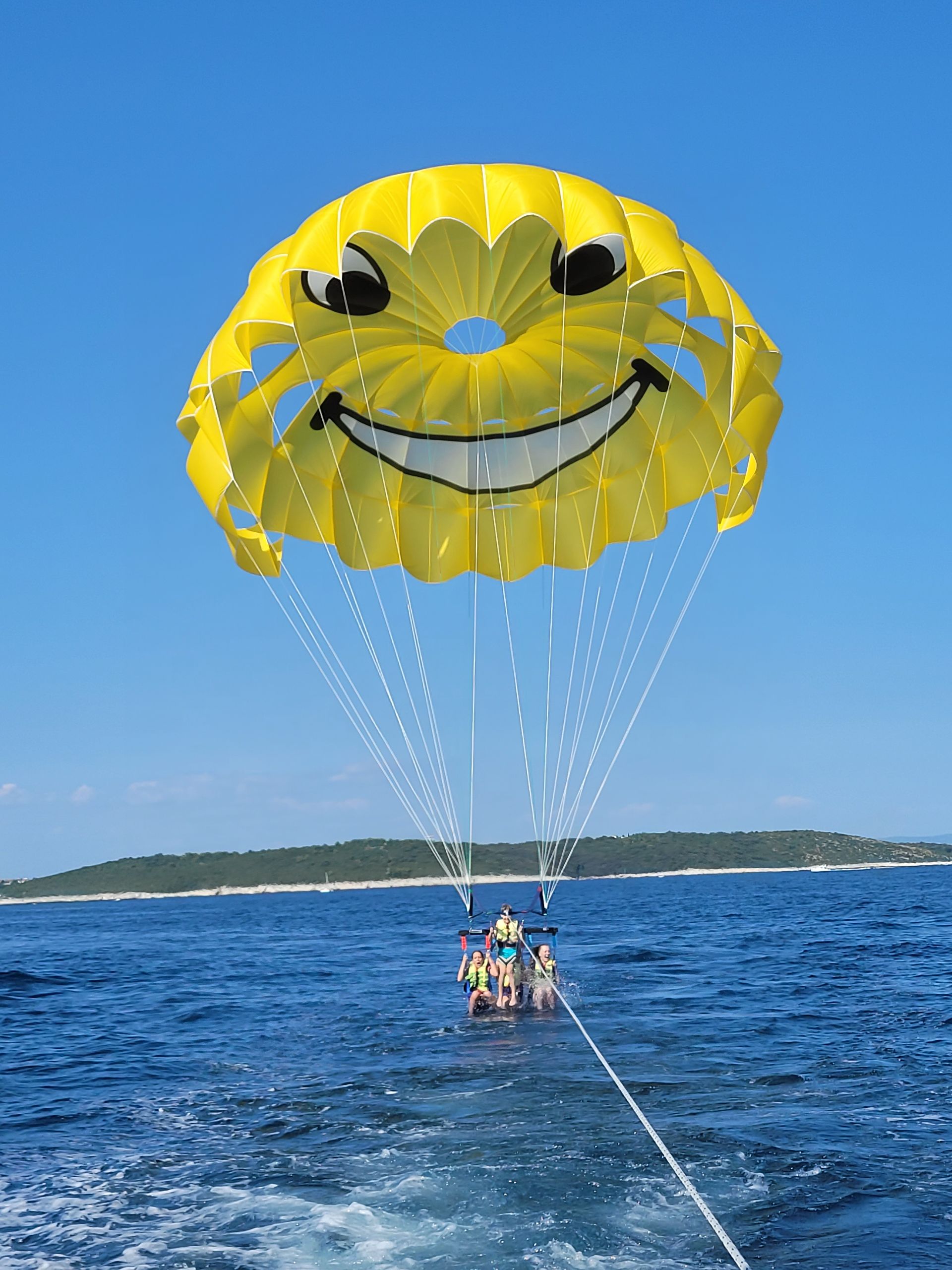 Parasailing Rovinj - Aerial view of Rovinj archipelago and coastline