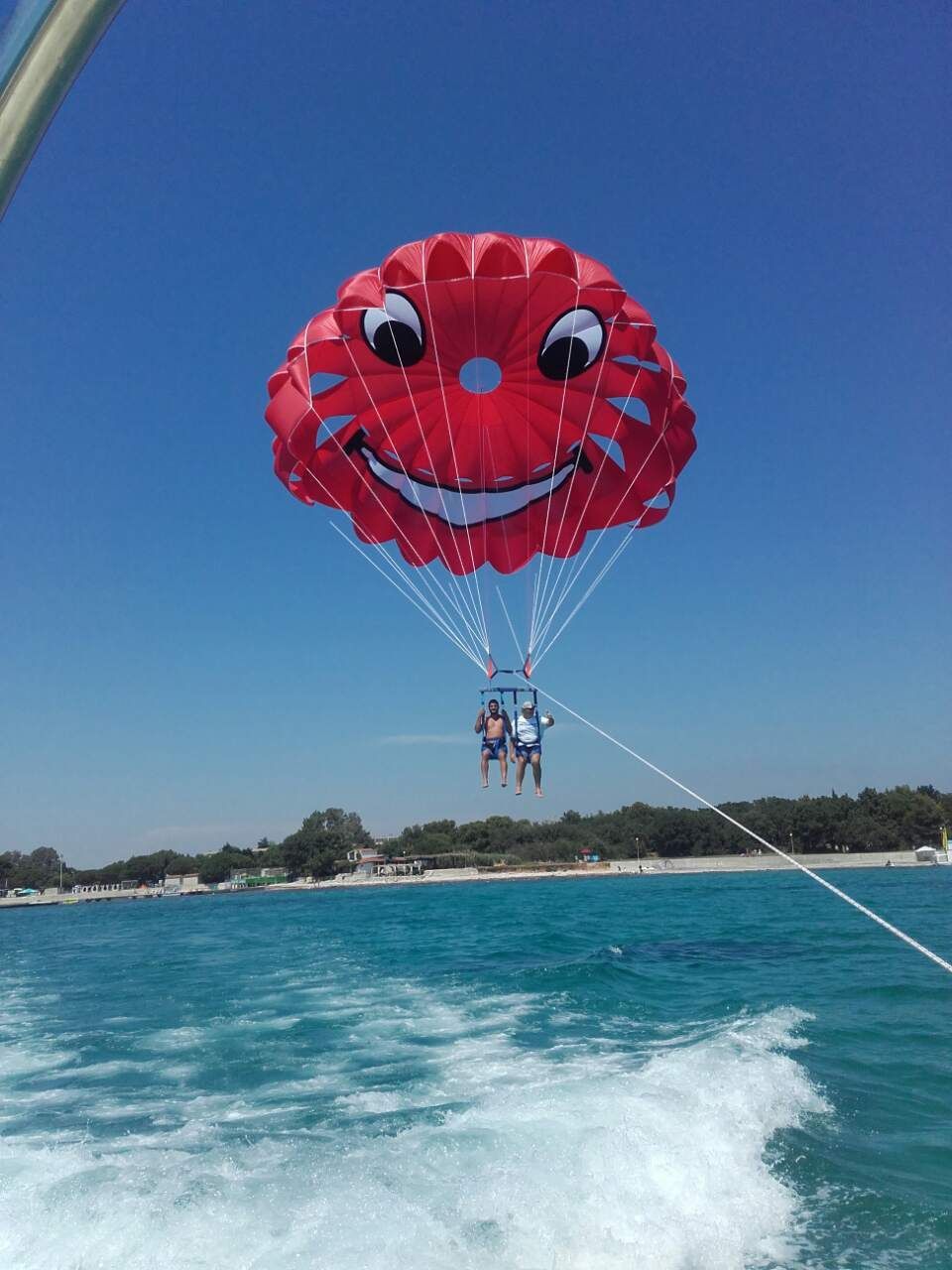 Parasailing Rovinj - Beautiful sunset flight over the sea