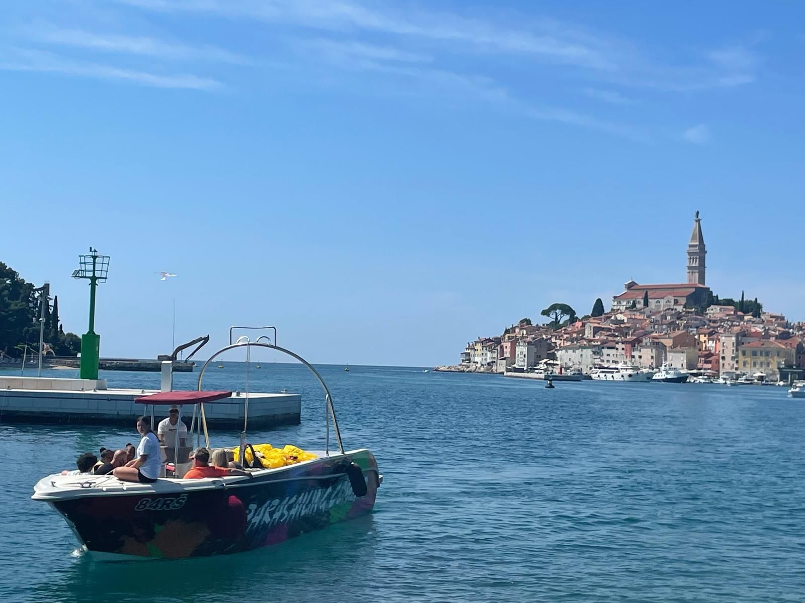 Parasailing Rovinj – Panoramic Views of the Old Town and St. Euphemia Church