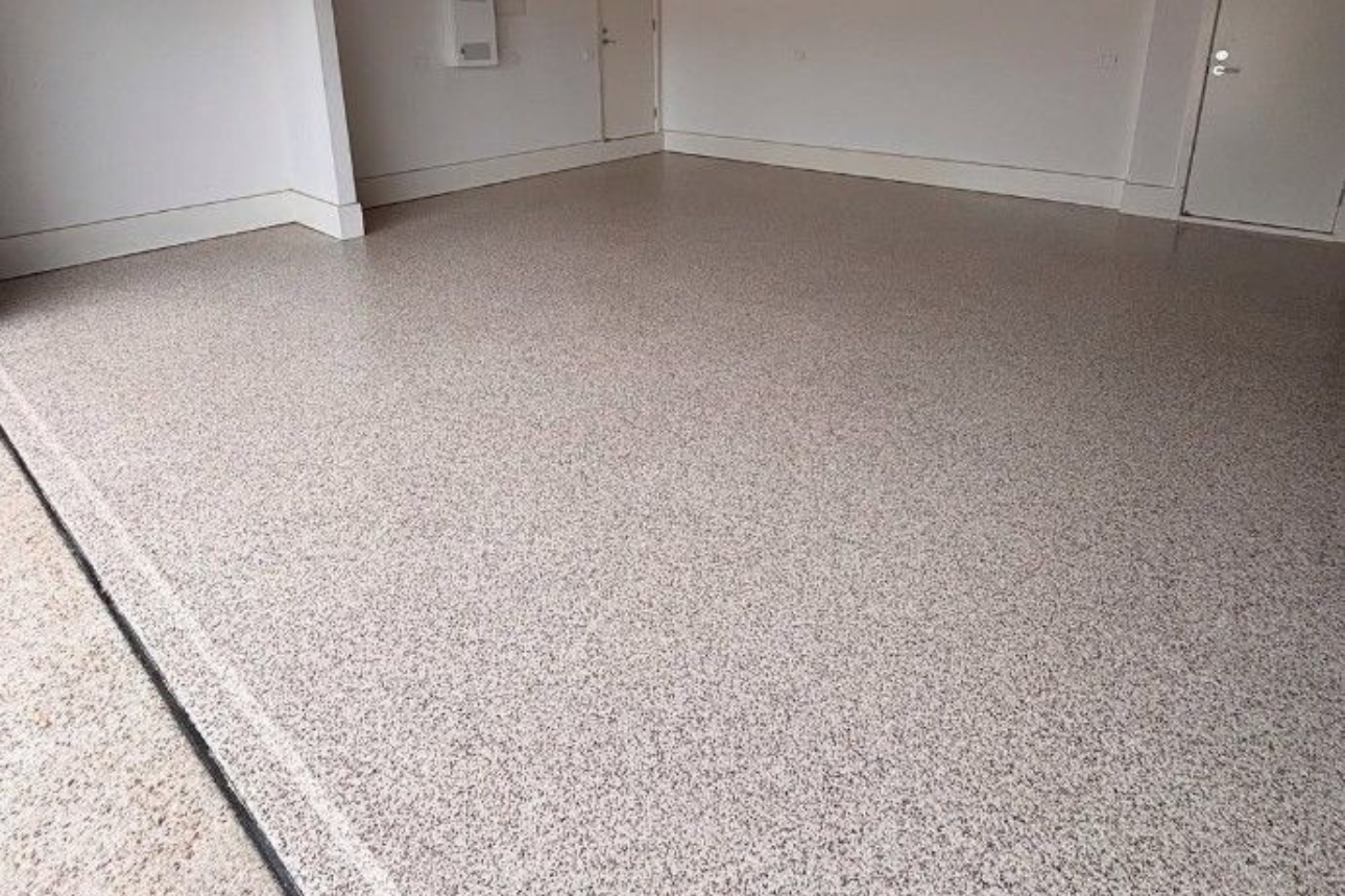 parma garage floor flake coating installation