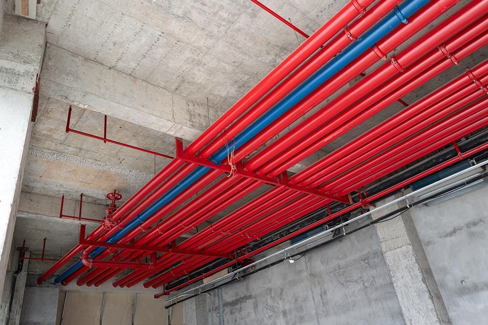 Fire Sprinkler Systems design on the ceiling from Fire Extinguisher Service Center in Vancouver, WA Fire Sprinkler Systems design on the ceiling from Fire Extinguisher Service Center in Vancouver, WA
