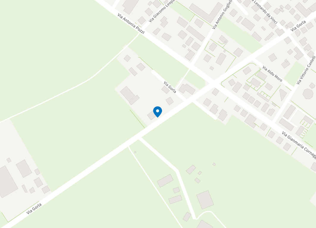 Mappa posizione terreno edificabile a Saronno