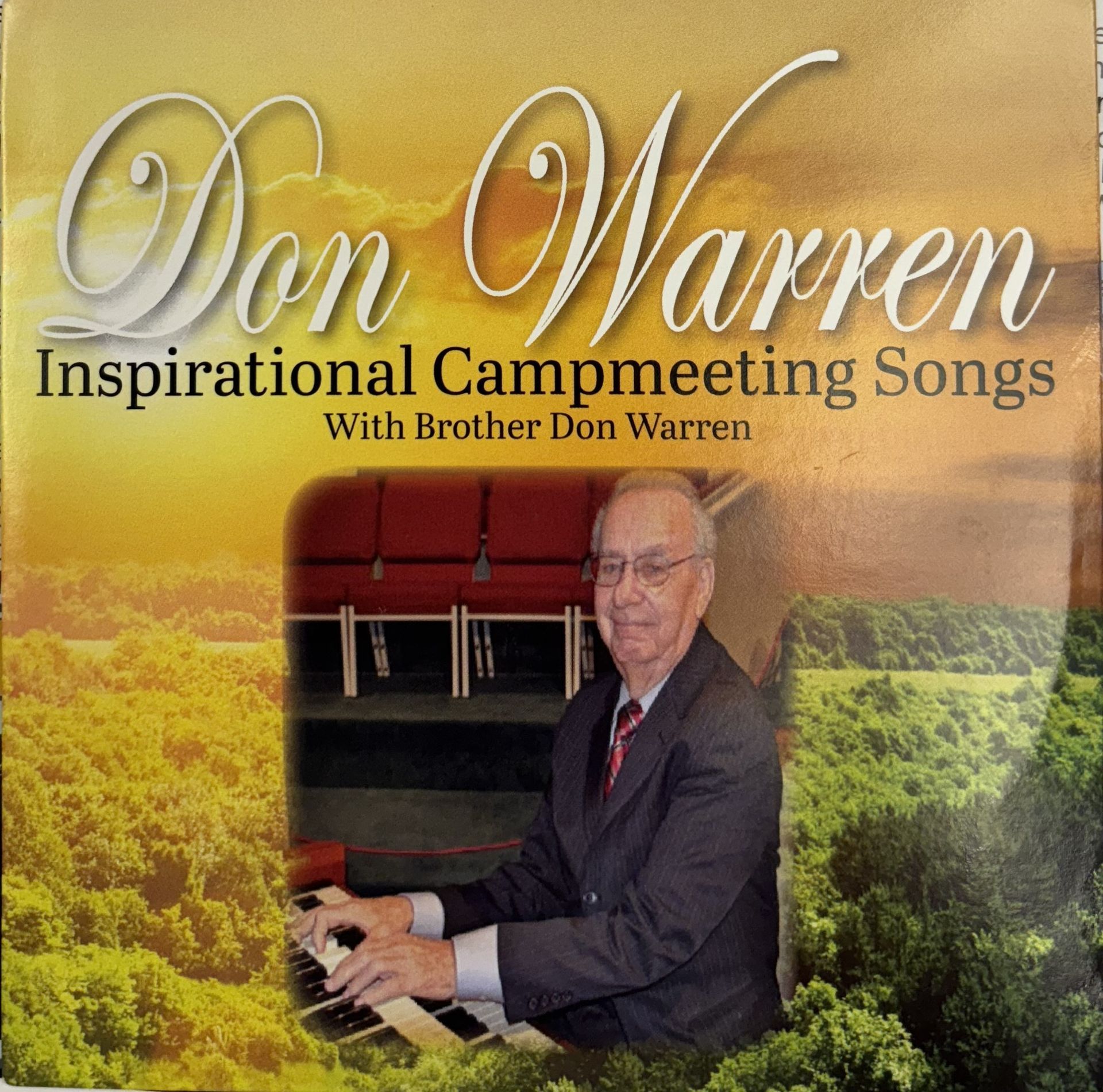 An inspirational music cd featuring don warren at the hammond organ and piano