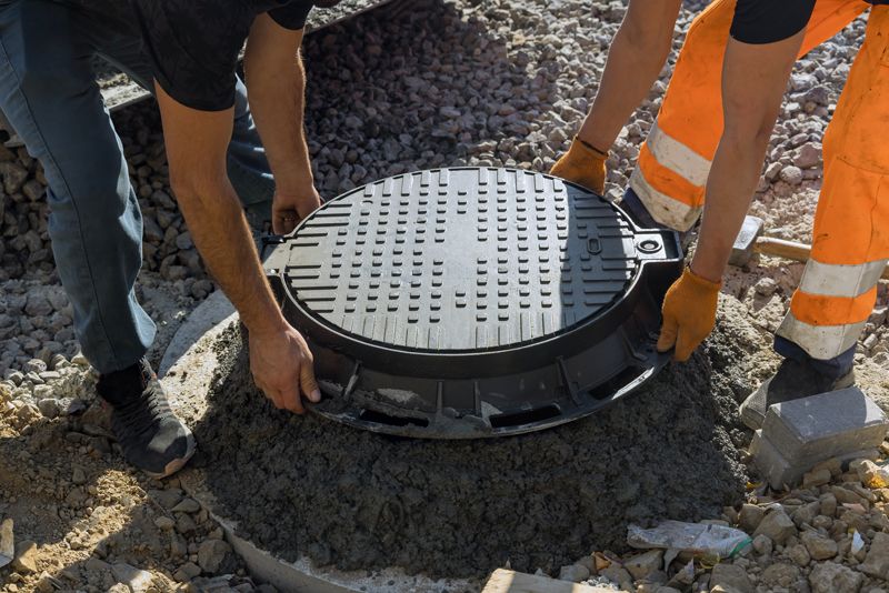 Sewer Line Construction