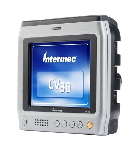 Intermec CV30 rugged touchscreen computer with blue display and gray casing