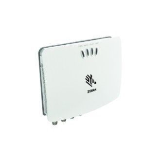 White ZTE wall-mounted modem/router with status lights on a plain background