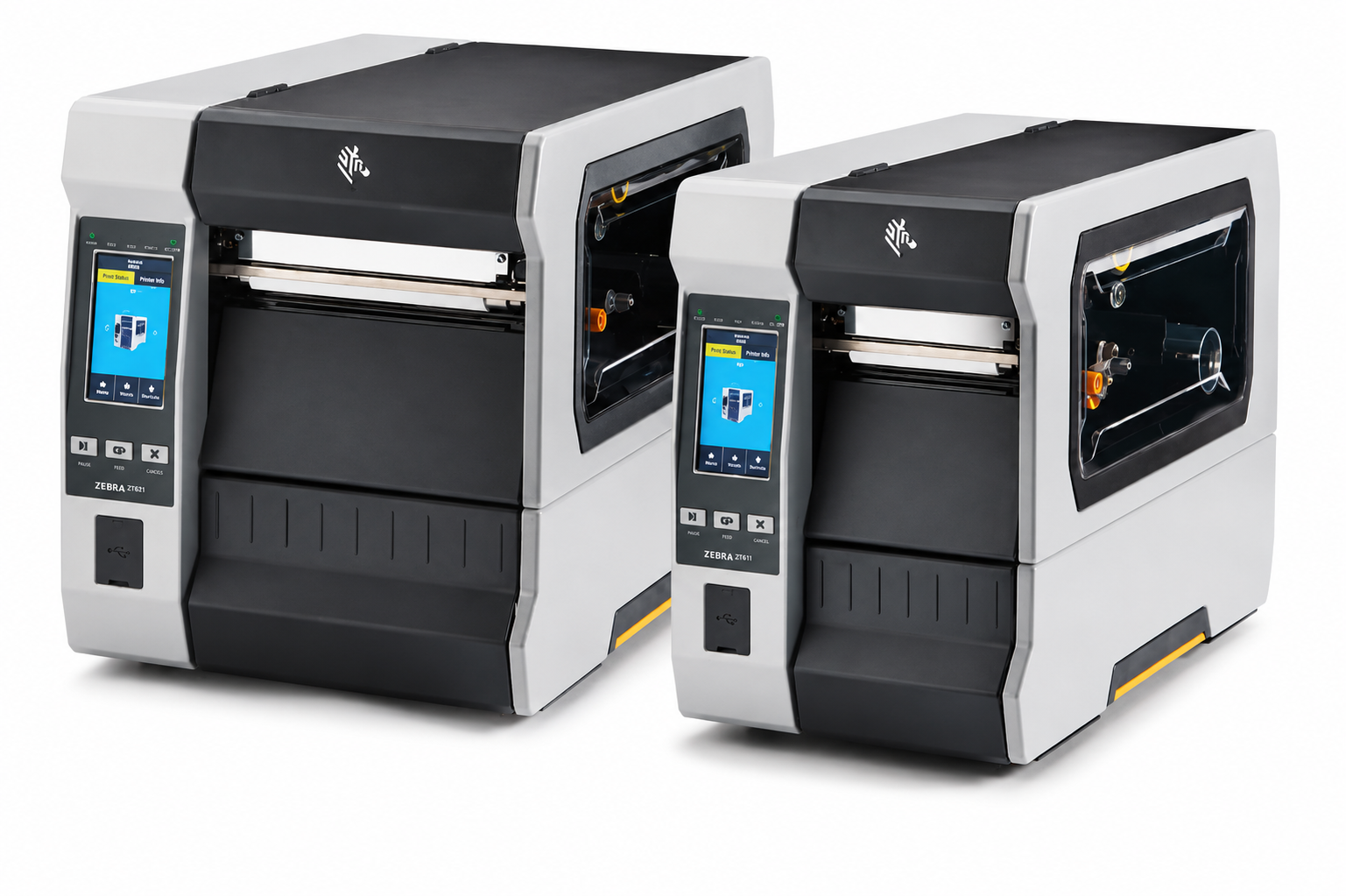 ZT6 Series: Zebra ZT610 and ZT620 industrial barcode printers designed for demanding manufacturing and warehouse operations.