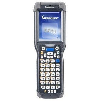 Intermec CK70 rugged handheld barcode scanner with keypad and small screen
