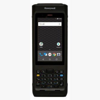 Honeywell handheld Android scanner phone with touchscreen and physical keypad