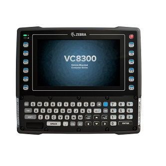 Zebra VC8300 rugged handheld terminal with built-in keyboard and screen