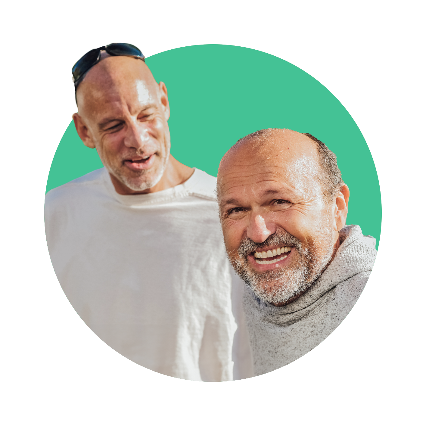 Two middle-aged men 