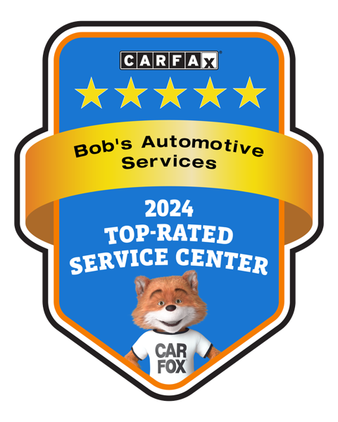 Carfax Top Rated Service Center Logo | Bob's Automotive Services