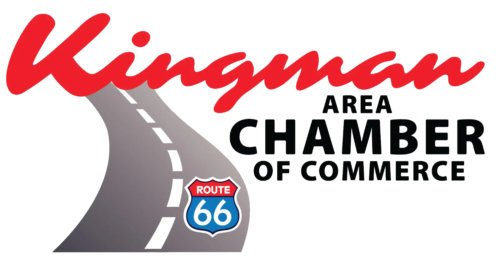 Kingman Area Chamber of Commerce logo with red 