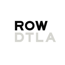 ROW DTLA logo in black and light gray on a white background